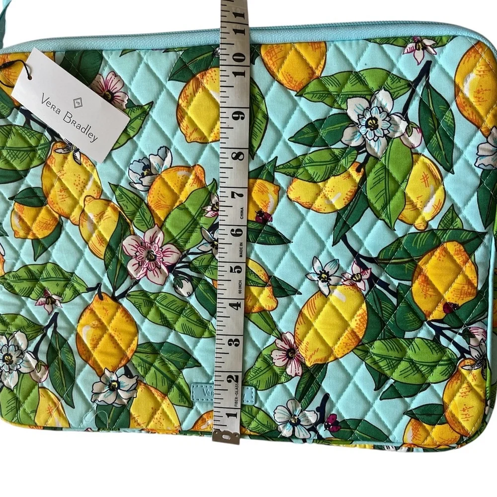 Vera Bradley Laptop Sleeve Lemon Grove